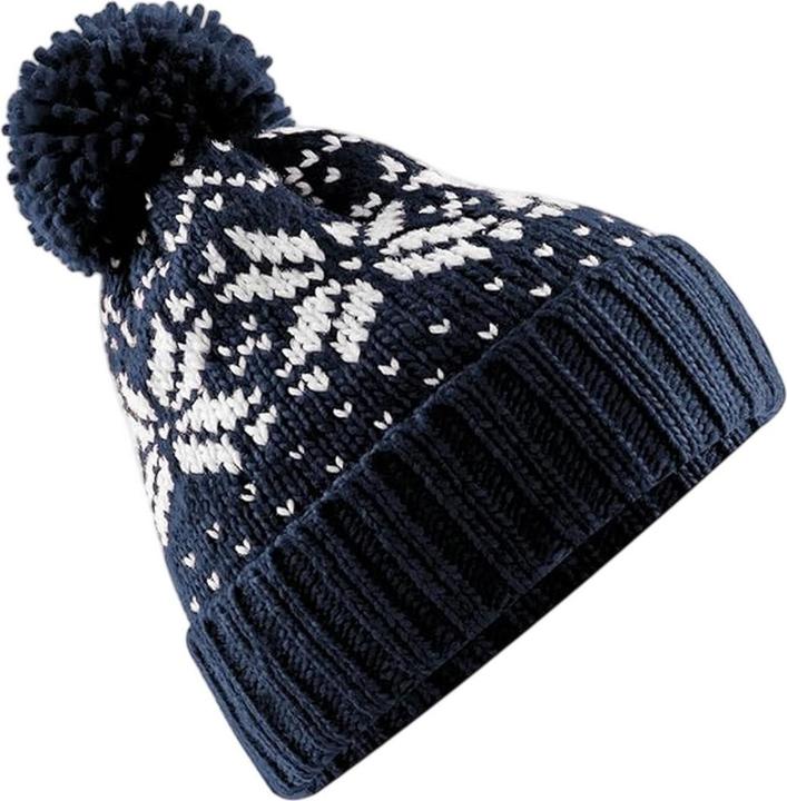Actual product image Beechfield Unisex Adult Snowstar Fair Isle Beanie (One size)