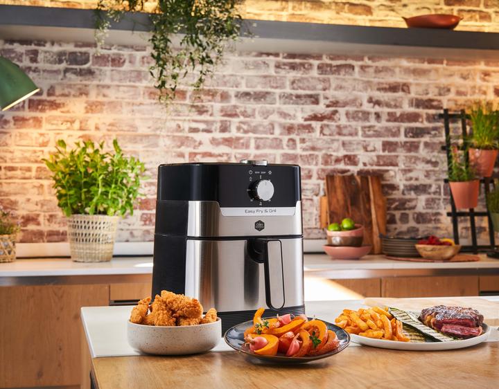 Produktbild OBH Nordica Easy Fry & Grill Classic+ 2-in-1 -airfryer, ter??s