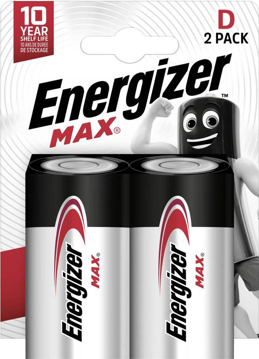 Produktbild Energizer Max Alkaline (2 Stk., D)