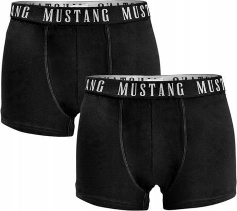 Actual product image Mustang Herren-Boxershorts, 2er-Pack, Schwarz (XXL, pack of 2)