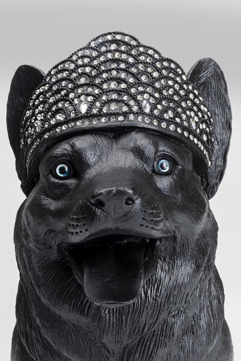 Actual product image Kare Design Deco Figure Royal Standing Corgi Black