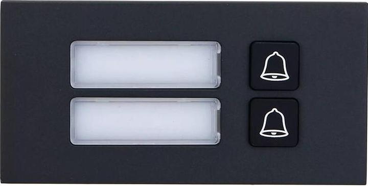Produktbild Dahua DHI-VTO4202FB-MB2 - Zwei-Tasten-Modul - Schwarz (Ethernet)
