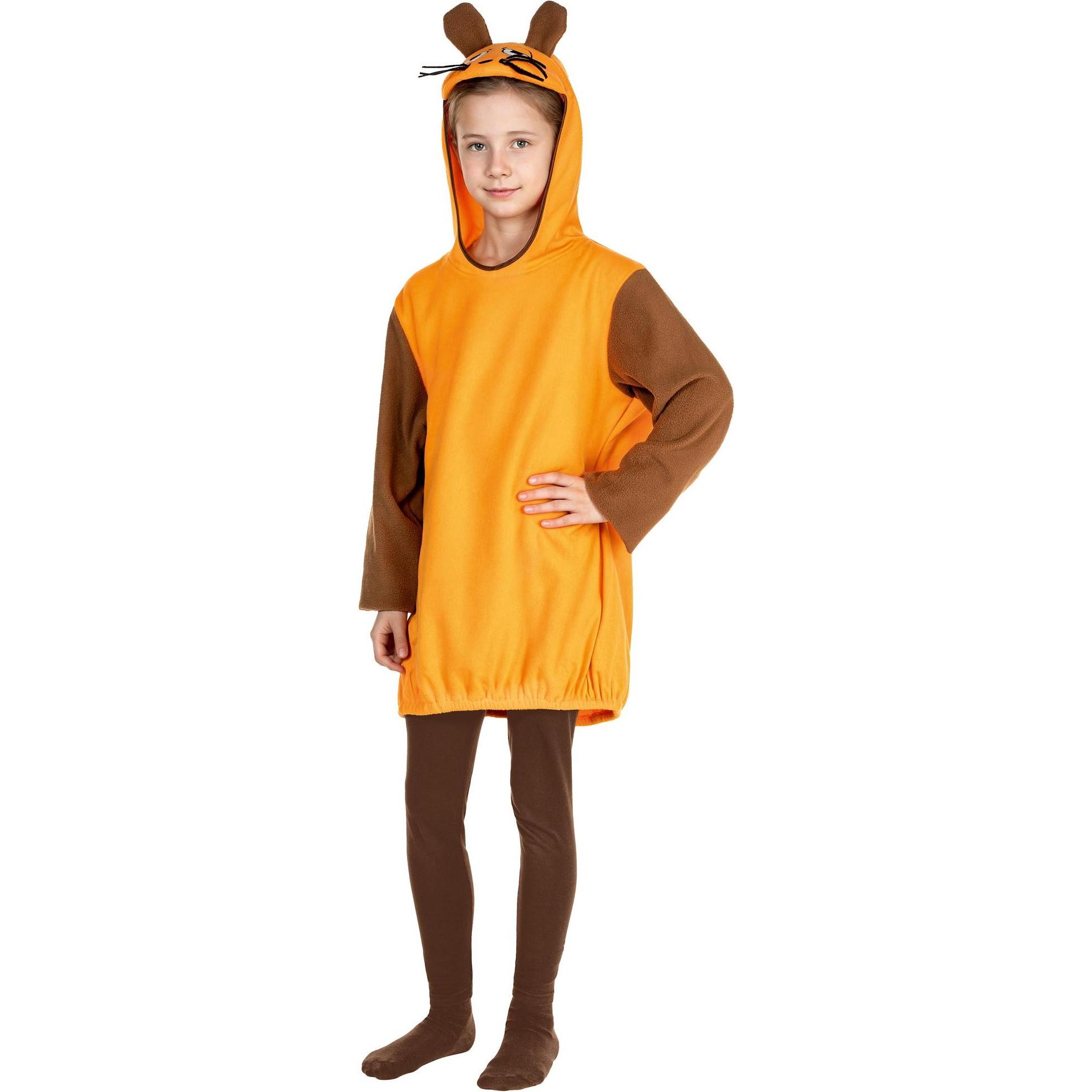 Thumbnail - Maskworld Die Sendung mit der Maus Maus - Kostüm Hoodie für Kinder (128)