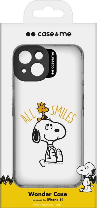 Produktbild SBS case&me Peanuts cover cam logo iPhone 14 design4 Snoopy All Smiles Classic (Apple iPhone 14)