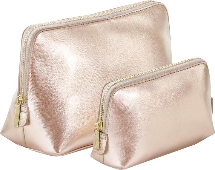 Actual product image Bagbase Boutique Leather-Look PU Toiletry Bag