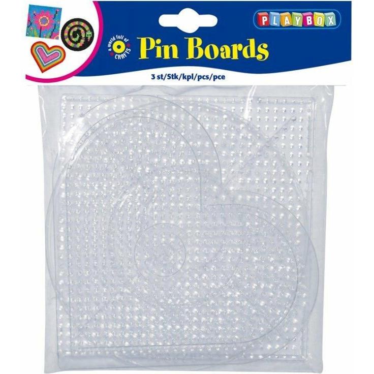Playbox Pads für Bügelperlen 3 Stück