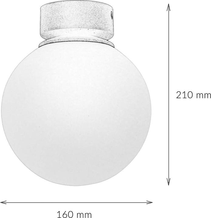 Immagine prodotto Licht-Erlebnisse Lampada da soffitto Prosko (E27)