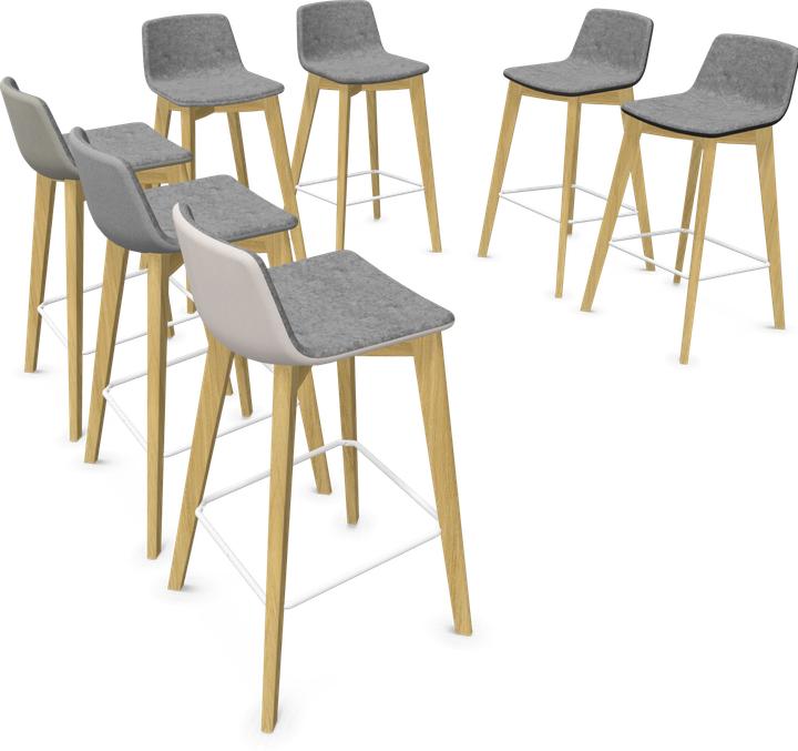 Actual product image Narbutas Twist & Sit Bar Stool