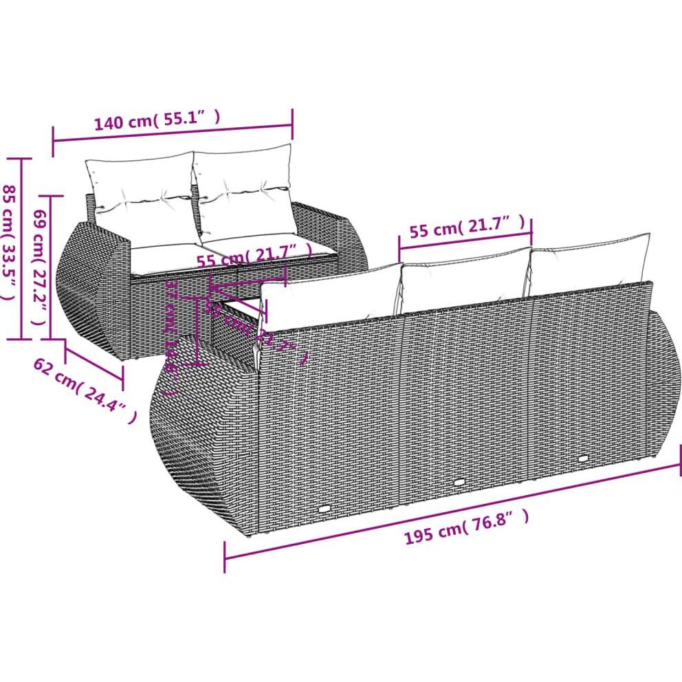 Thumbnail - VidaXL, Gartenlounge, Enchanting Evening Primrose