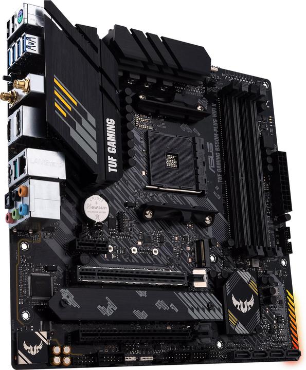Actual product image ASUS TUF GAMING B550M-PLUS WIFI II (AM4, AMD B550, mATX)