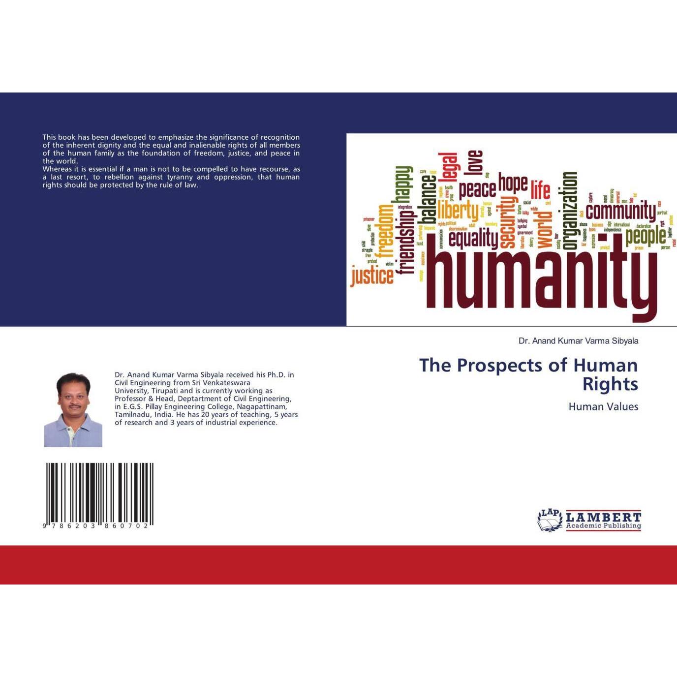 The Prospects of Human Rights, Fachbücher von Dr. Anand Kumar Varma Sibyala