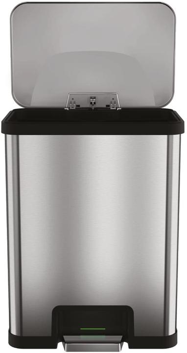 Immagine prodotto Echtwerk Powerstep Mülleimer 38,0 l edelstahl, schwarz (38 l)