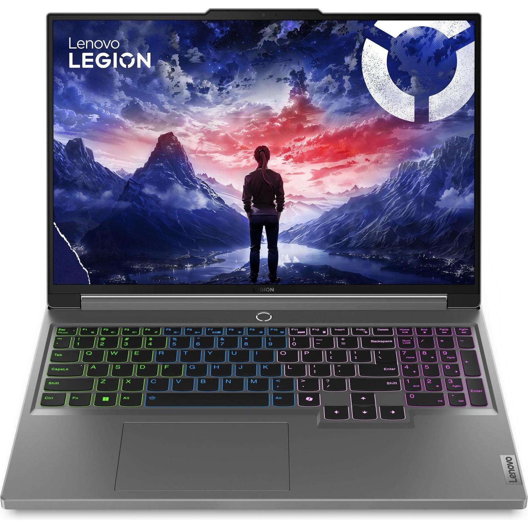 Lenovo Legion 5 16IRX9 (16", 1000 GB, 32 GB, US, Intel Core i9-14900HX), Notebook, Grau