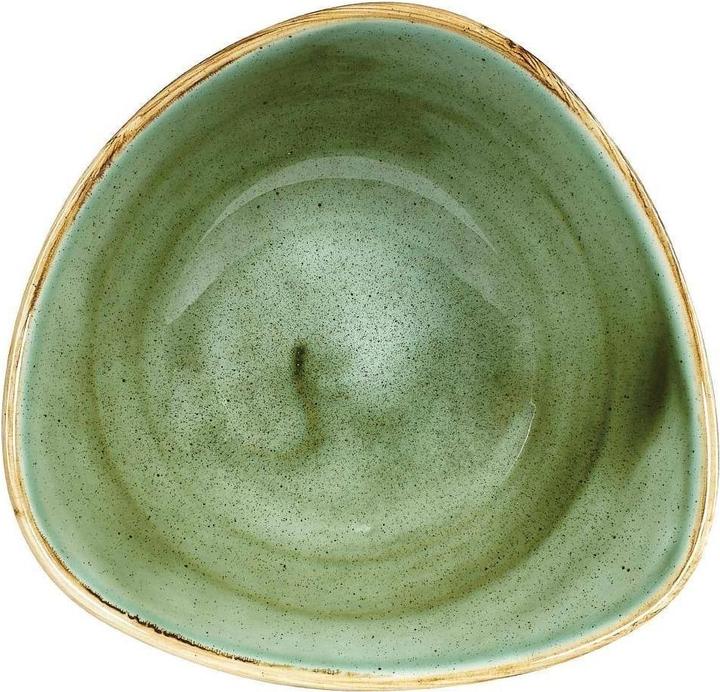 Produktbild Churchill Stonecast Samphire Grün Triangle Teller tief 18.5cm, 37cl (1 x, 18.50 cm)