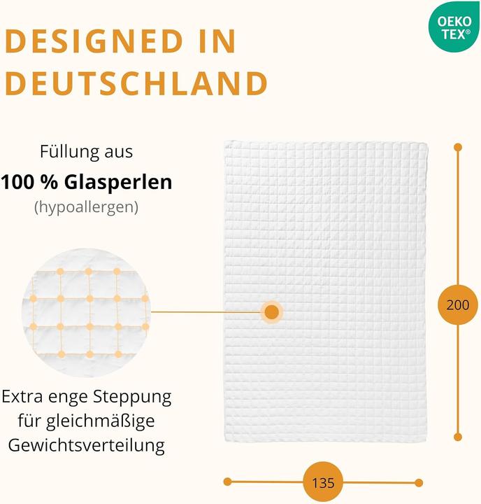 Immagine prodotto Harmony Gewichtsdecke (200 x 135 cm)