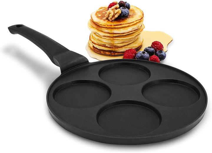 Endusor Poêle à crêpes (26 cm, Poêle à frire, Fonte d'aluminium)