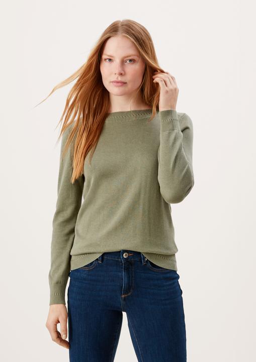 Produktbild S.Oliver Strickpullover Pullover mit U-Boot-Ausschnitt (32)