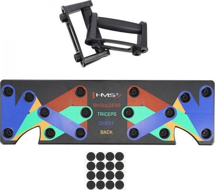 Actual product image HMS Pu10 Black Multifunctional Push-Up-Board