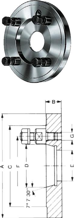 Immagine prodotto Röhm Flangia mandrino a cono corto DIN 55027