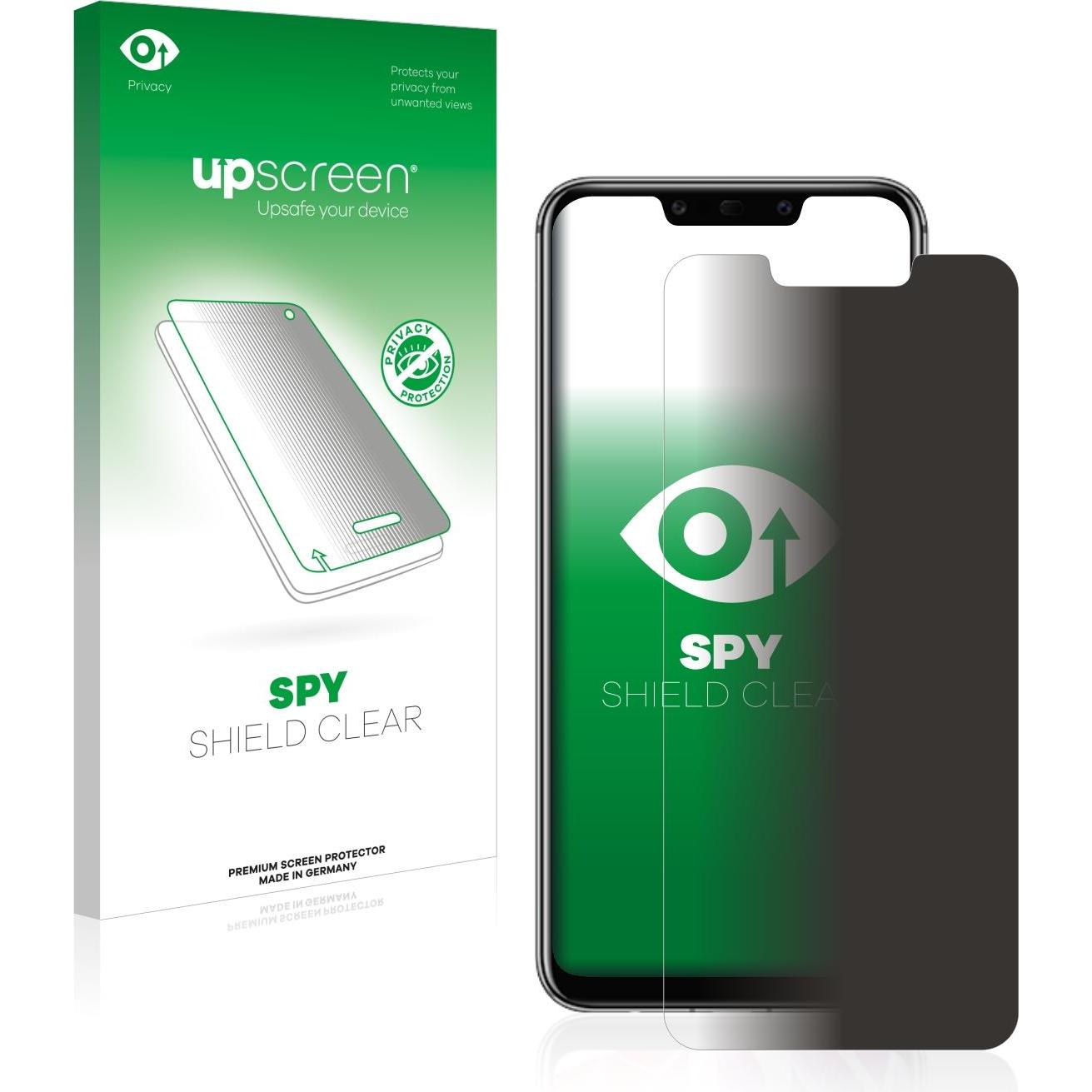 upscreen Spy Shield Blickschutzfolie (1 Stück, Huawei Mate 20 Lite), Smartphone Schutzfolie, Blau
