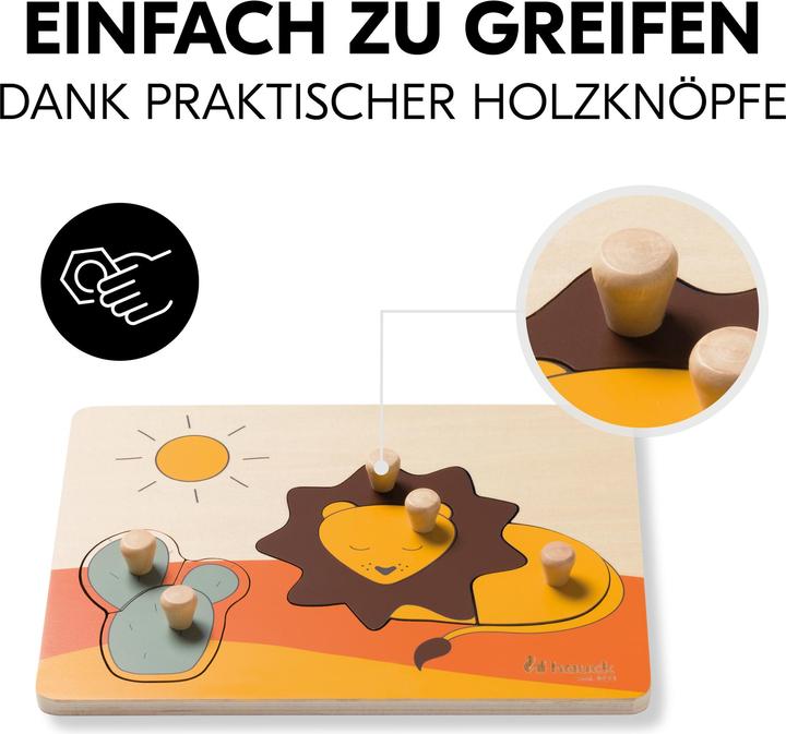 Actual product image Hauck Puzzle N Sort Lion