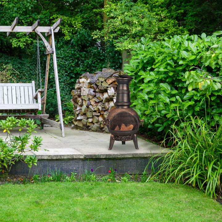 Actual product image Relaxdays Patio stove