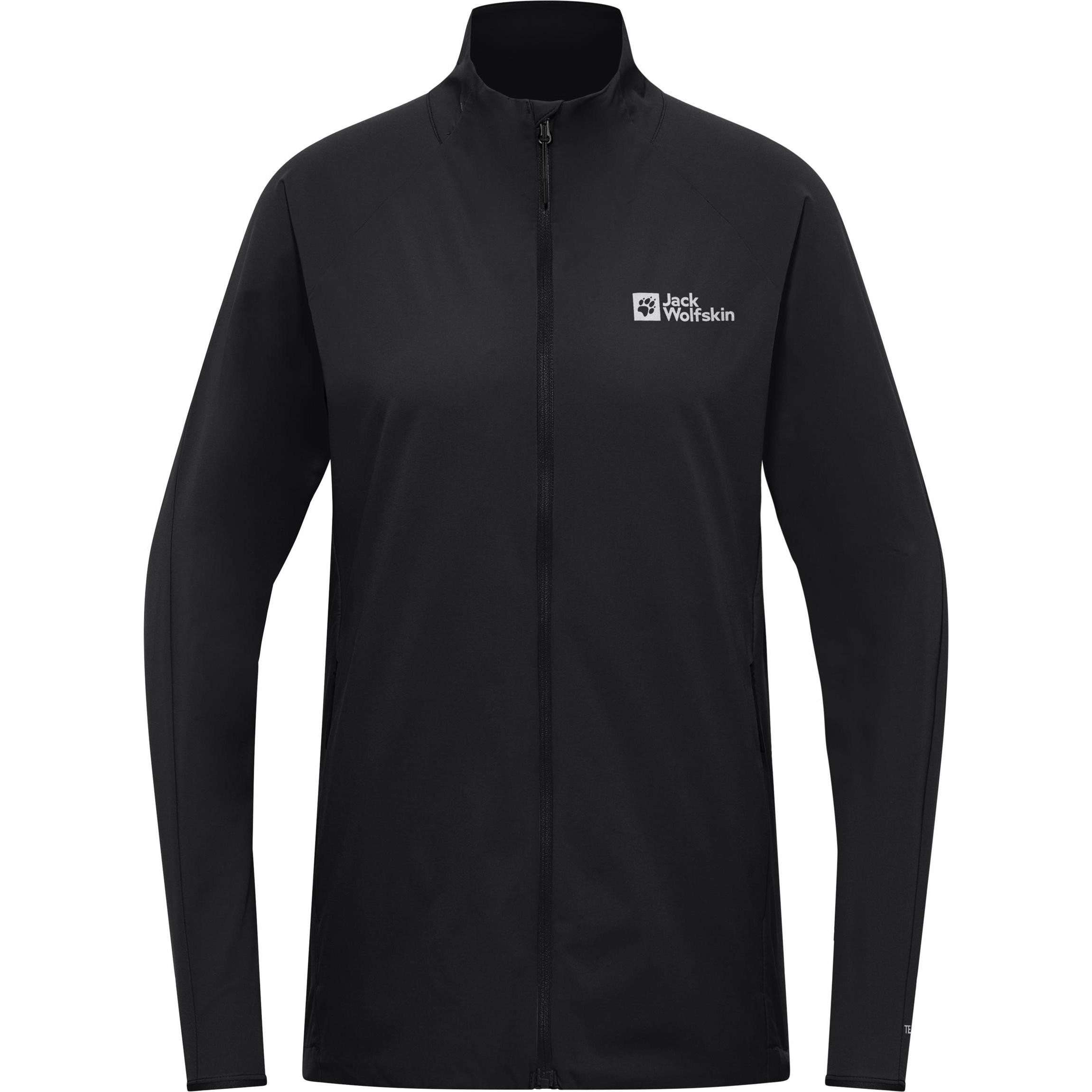Jack Wolfskin, Damen, Jacke, Prelight Stride Jkt W (XL), Schwarz, XL