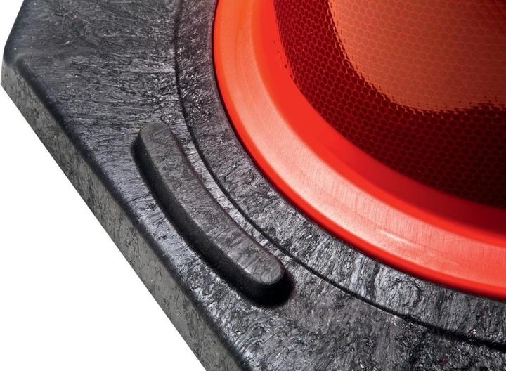 Produktbild HP Autozubehör Leitkegel TL Höhe 750 mm BAST geprüft, 2 Streifen 45 x 45 cm