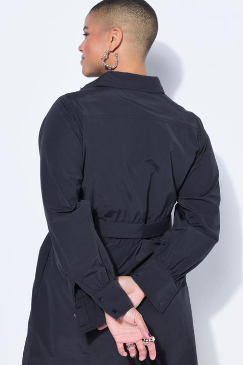 Produktbild Studio Untold Hemdblusenkleid, Fitted Fit, Midilänge, Bindegürtel (50, 52)