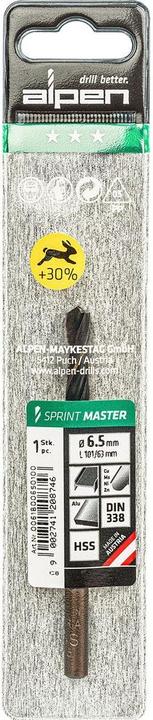 Actual product image Alpen Twist drill (6.5 millimetres)