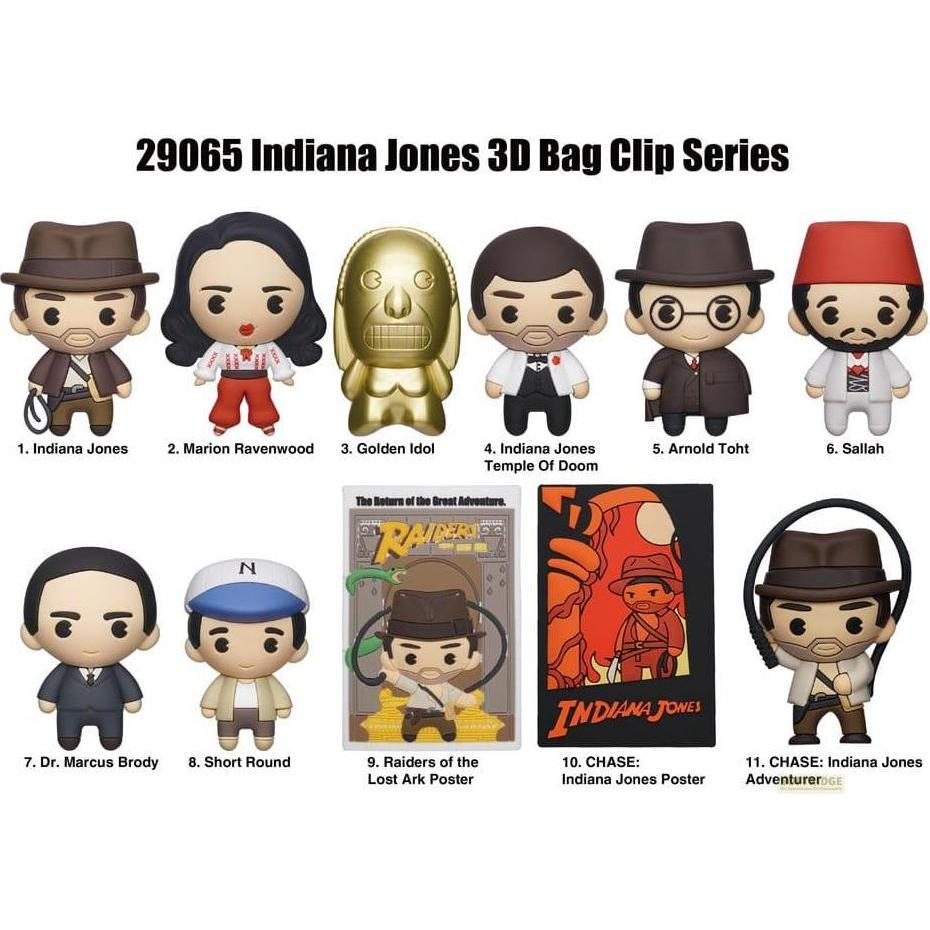 Monogram, Portachiavi, Indiana Jones 3D PVC-Taschenanhänger Display (24)