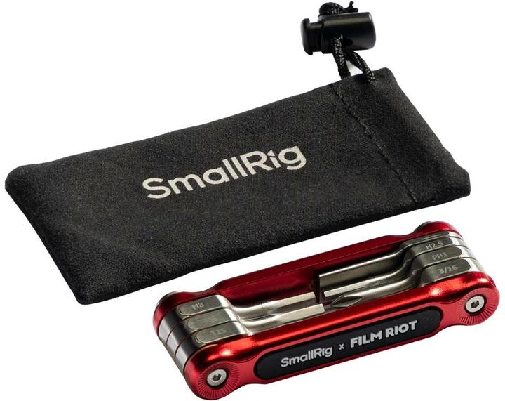 Image du produit SmallRig x FILM RIOT 7 in 1 Detent Folding Multi Tool Kit (Red) 4811