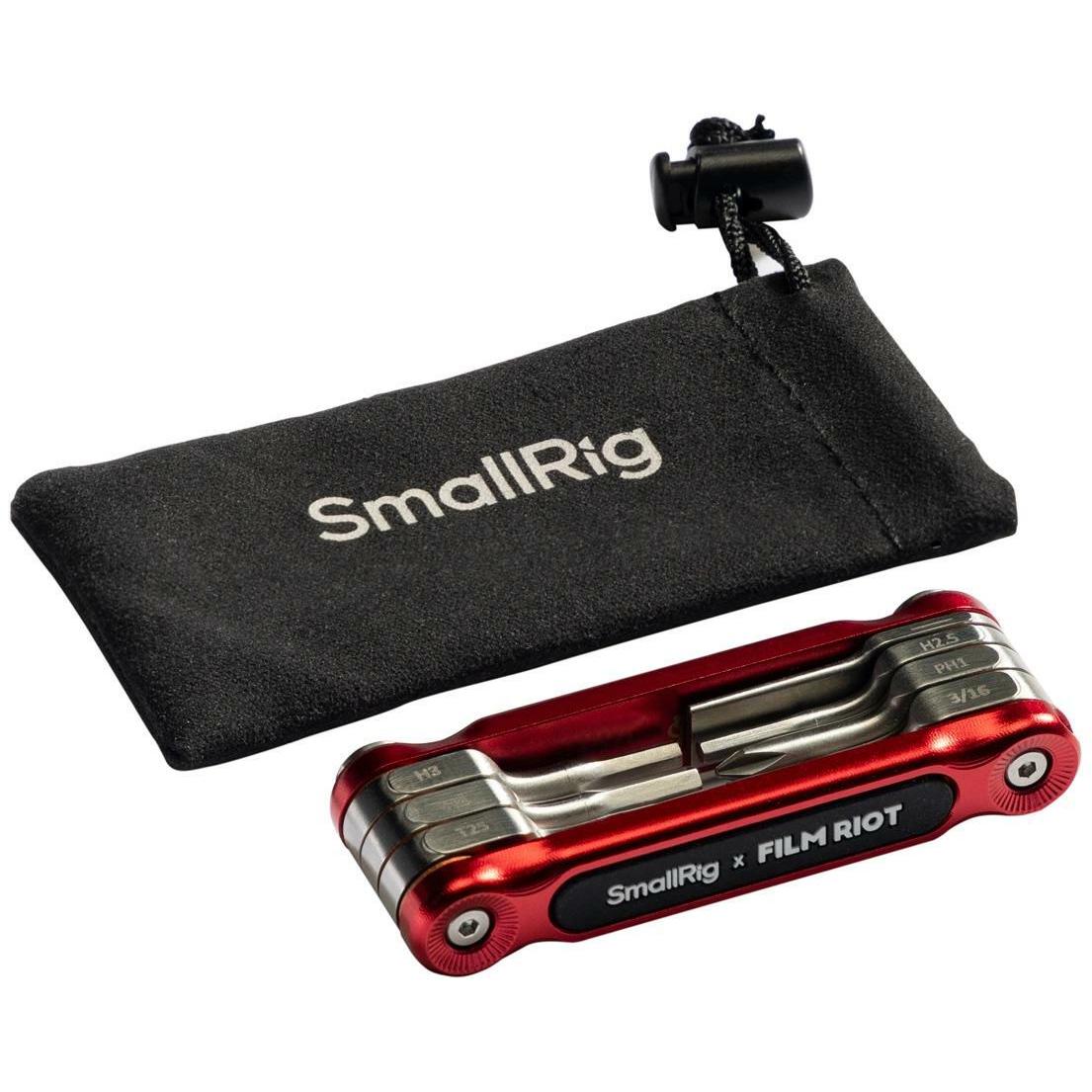 Thumbnail - SmallRig x FILM RIOT 7 in 1 Detent Folding Multi Tool Kit (Red) 4811, Video Zubehör, Rot