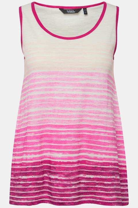 Actual product image Ulla Popken Gradient Striped Tank Top (46, 48)