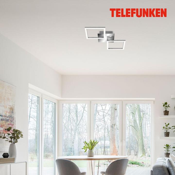 Immagine prodotto Telefunken Sensor LED Deckenleuchte, chrom-alu, LED/12W (1200 lm)