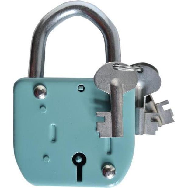 Thumbnail - No Name, Vorhängeschloss, Pad Lock Lote 3 Keys Green