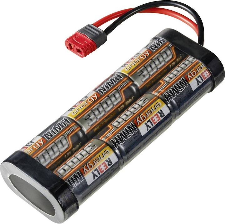 Reely Modellbau-Akkupack (NiMh) 7.2 V 3000 mAh Zellen-Zahl: 6 Stick T-Stecksyst (7.20 V, 3000 mAh)