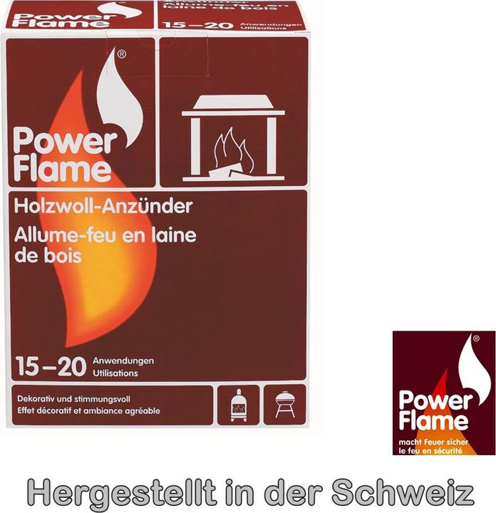 Immagine prodotto Power Flame Holzwoll-Anzünder