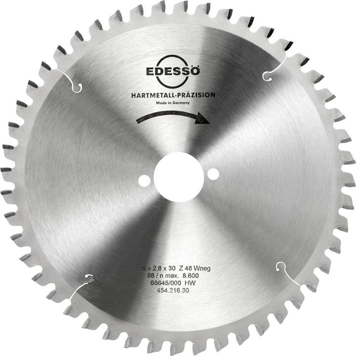 Actual product image Magni EDESSÖ Circular saw blade precision finish cuts alternate tooth negative rake angle multi-tooth, HW