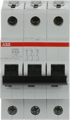 Actual product image ABB S203-K4 Circuit breaker System compact 3-pole