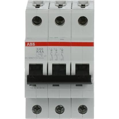 Thumbnail - ABB, Schutzschalter, S203-K4 Sicherungsautomat System compact 3-polig
