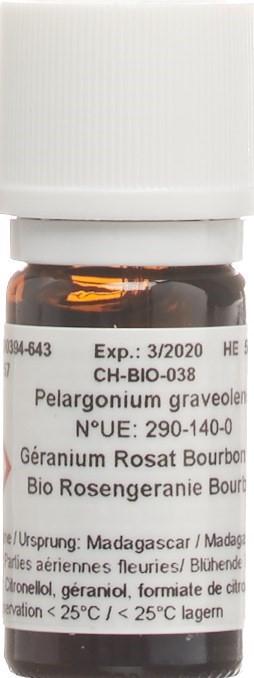 Produktbild AromaSan Rosengeranie Bourbon Bio Ätherisches Öl (5ml)