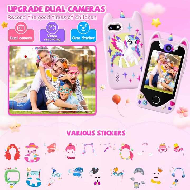 Actual product image Yosfeng Kinderhandy mit Touchscreen & Kamera