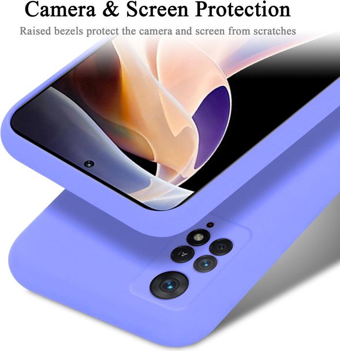 Produktbild Cadorabo TPU Liquid Silicone Case Hülle für Xiaomi RedMi NOTE 11 PRO 4G / 5G