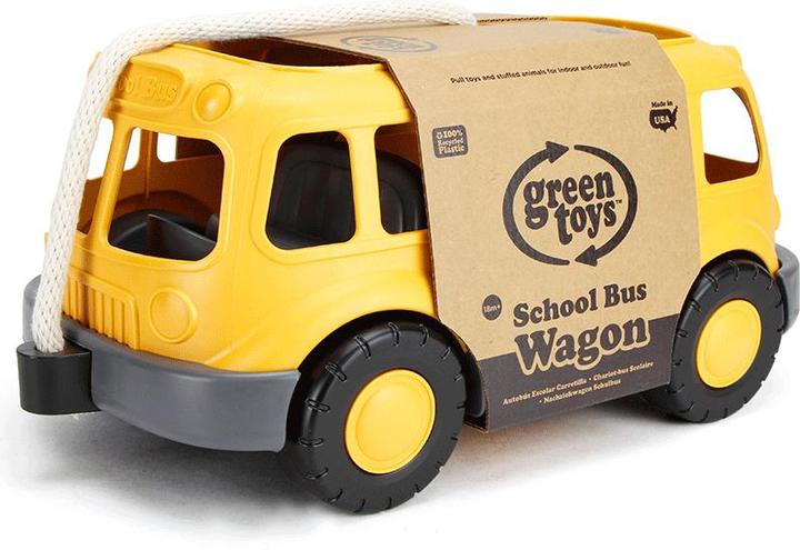 Actual product image Green Toys School Bus Wagon