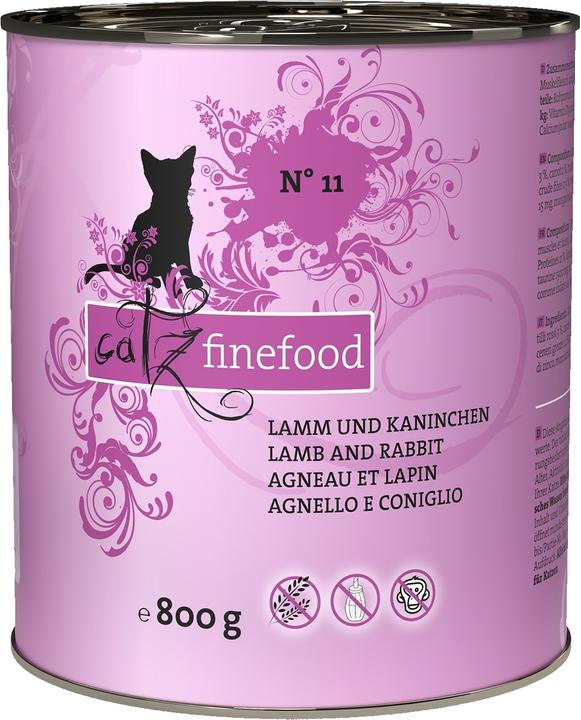 Immagine prodotto Catz Finefood No.11 Agnello e coniglio (Adulto, 1 pz., 800 g)