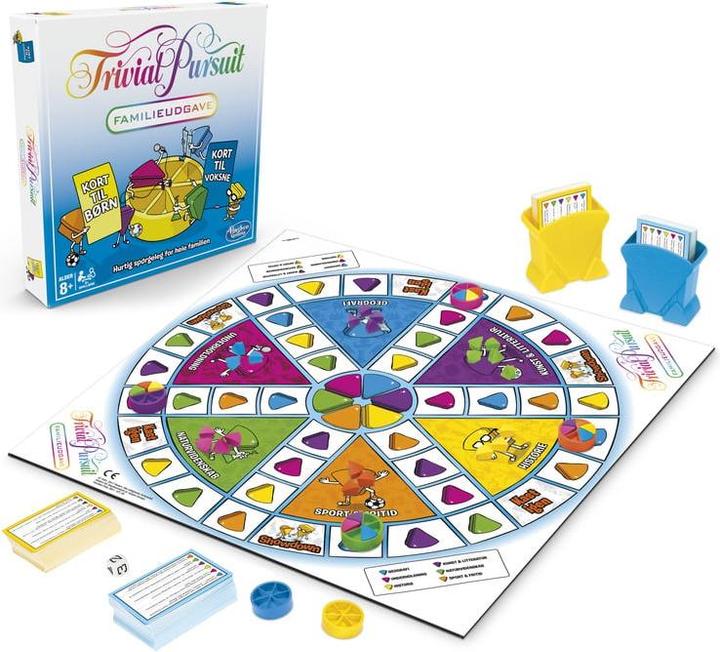 Produktbild Hasbro Trivial Pursuit Family Edition Brettspiel Trivia (Dänisch)