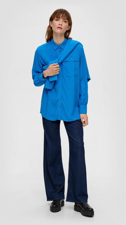 Produktbild s.Oliver Bluse Longbluse aus reiner Viskose (38)