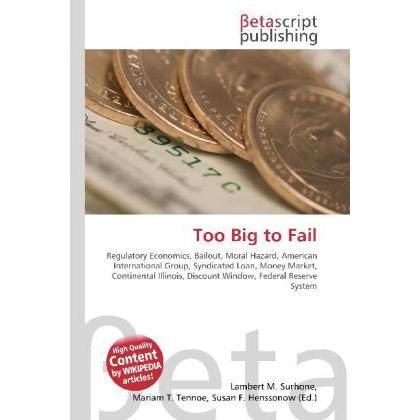 Too Big to Fail, Fachbücher