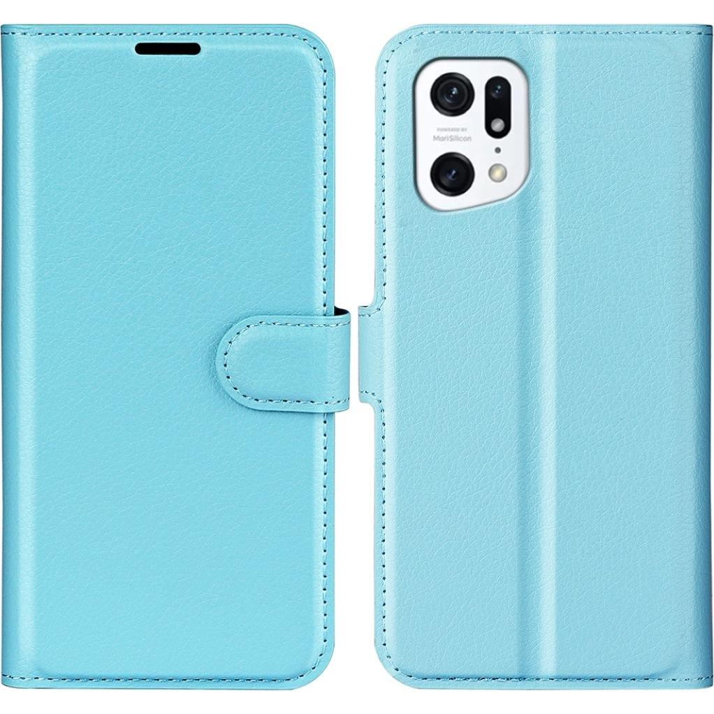 Thumbnail - Screenguard Oppo Find X5 Leather Guard Lederhülle (Oppo Find X5), Smartphone Hülle, Blau